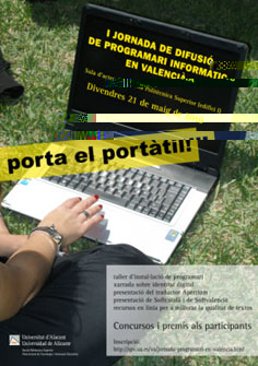 I Jornada de Difusió de Programari Informàtic en Valencià